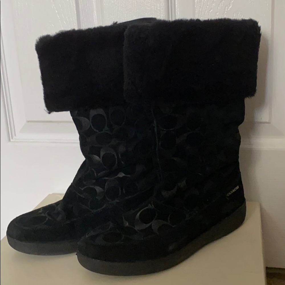 Coach winter boots